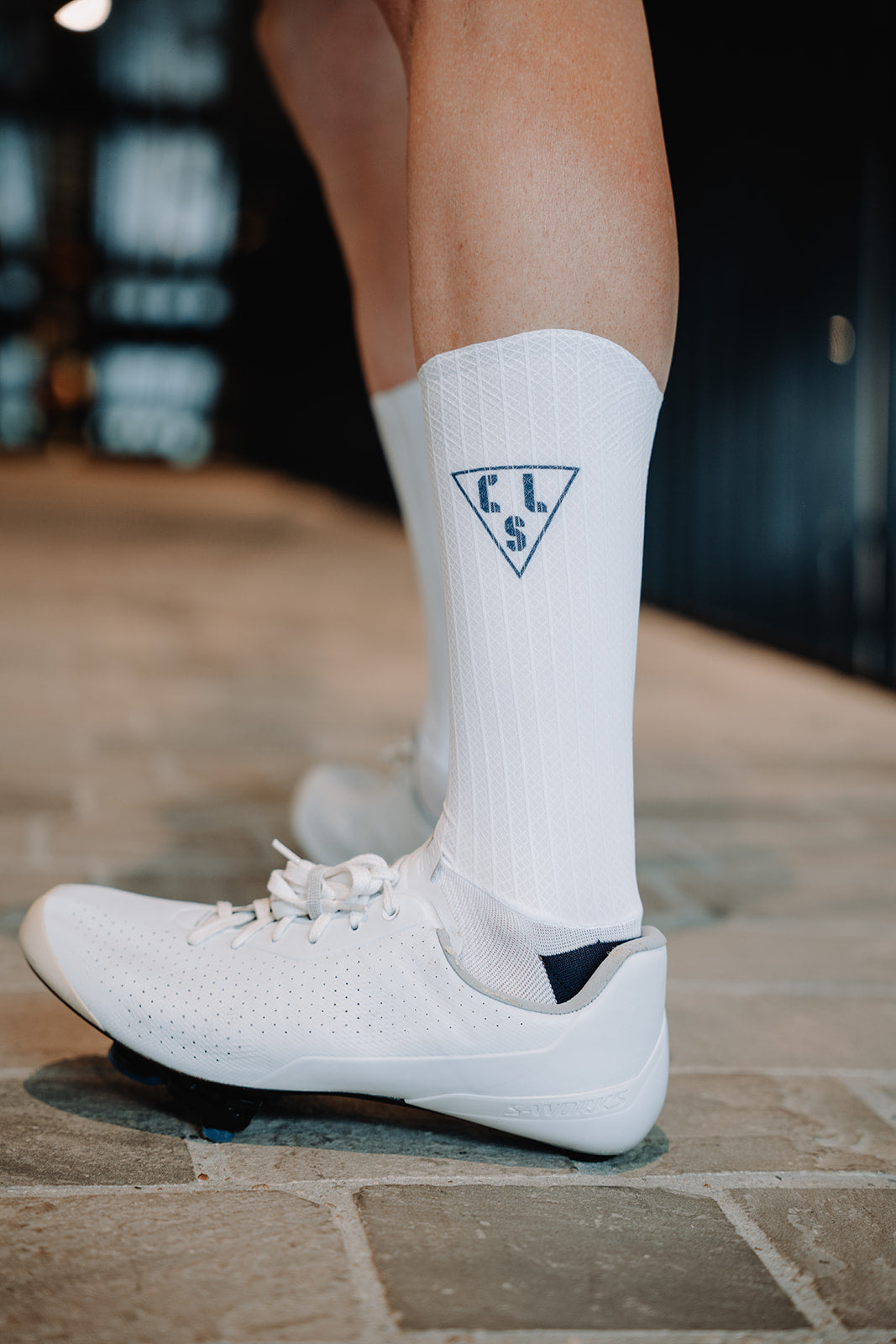 CLS Aero Socks | White-logo | Classick