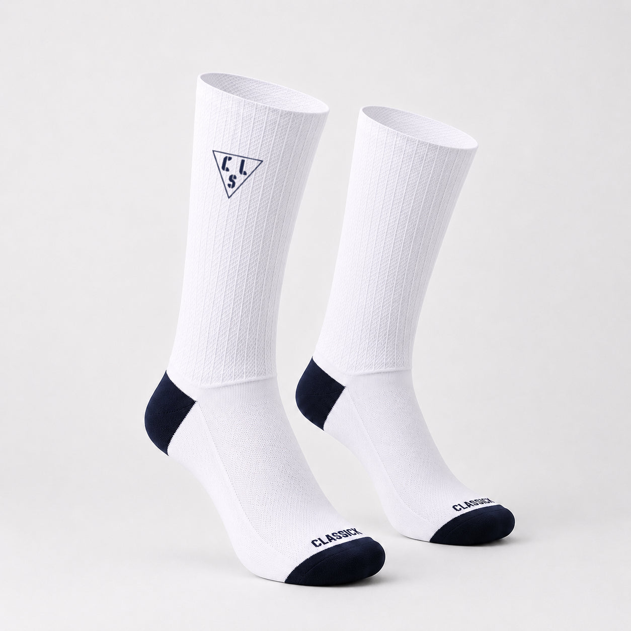CLS Aero Socks | White-logo | Classick