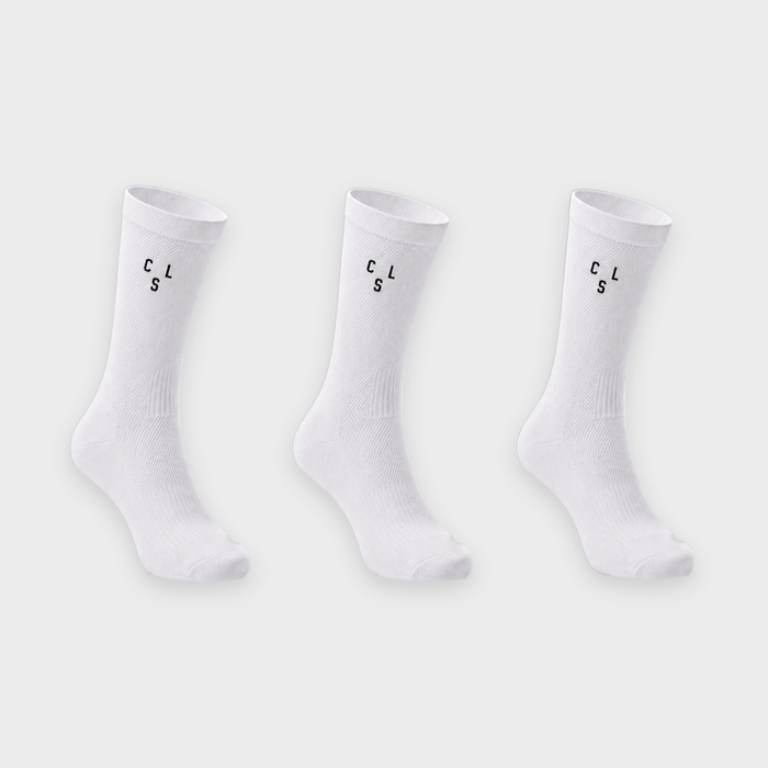 Classic Cycling Socks | CLS-white | Classick 3 pack