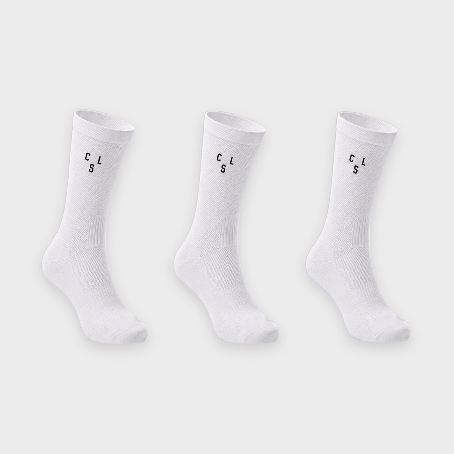 Classic Cycling Socks | CLS-white | Classick 3 pack