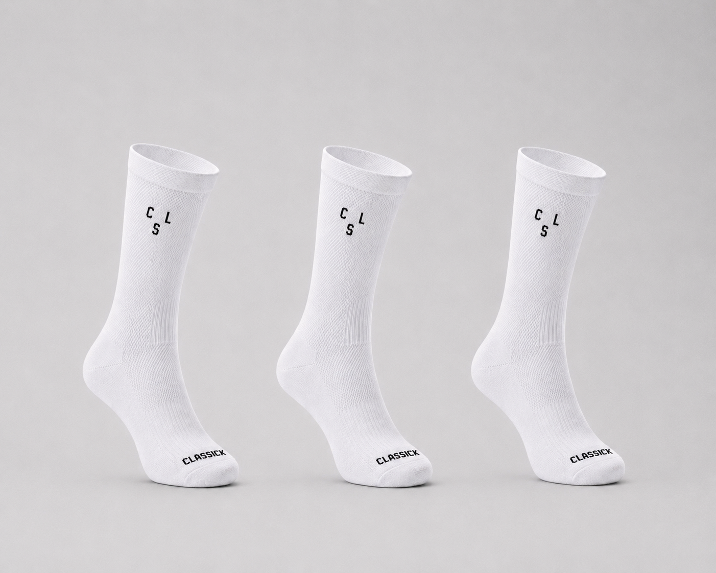 Classic Cycling Socks | CLS-white | Classick 3 pack