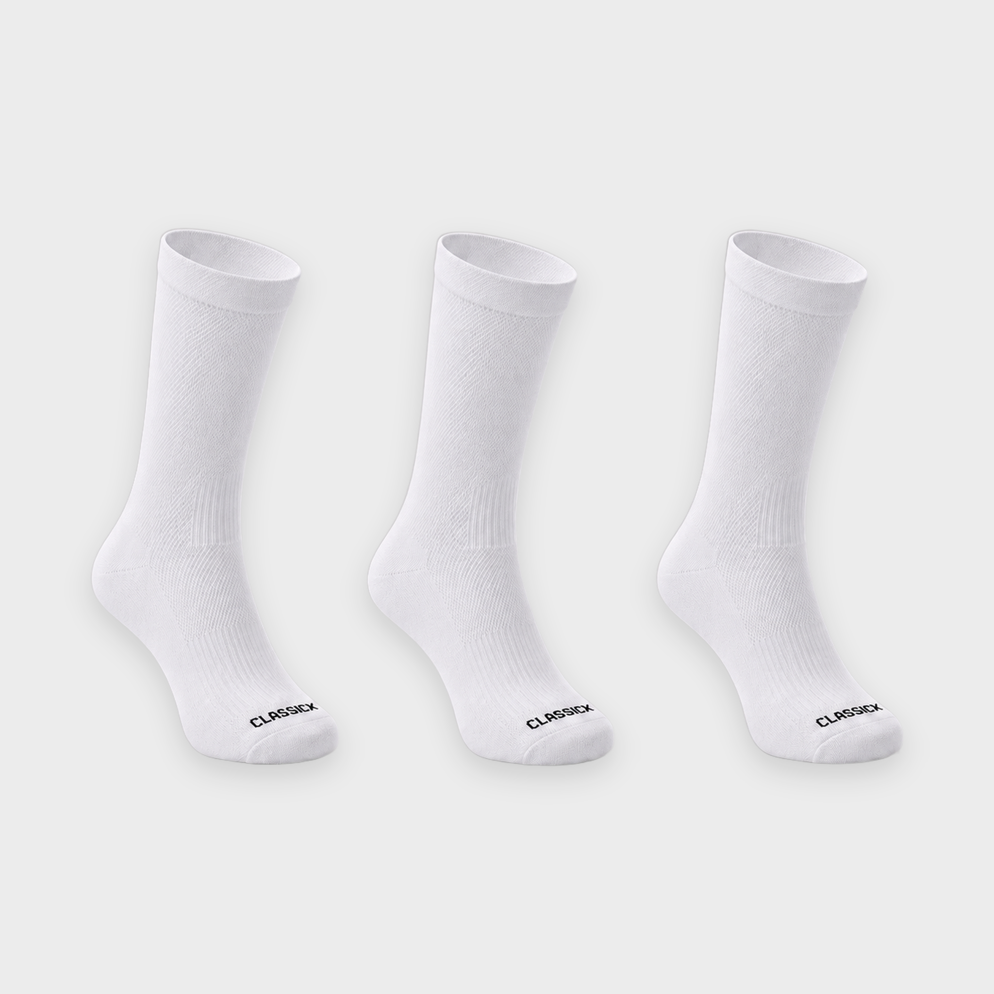 Classic Cycling Socks | logo-white | Classick 3 pack