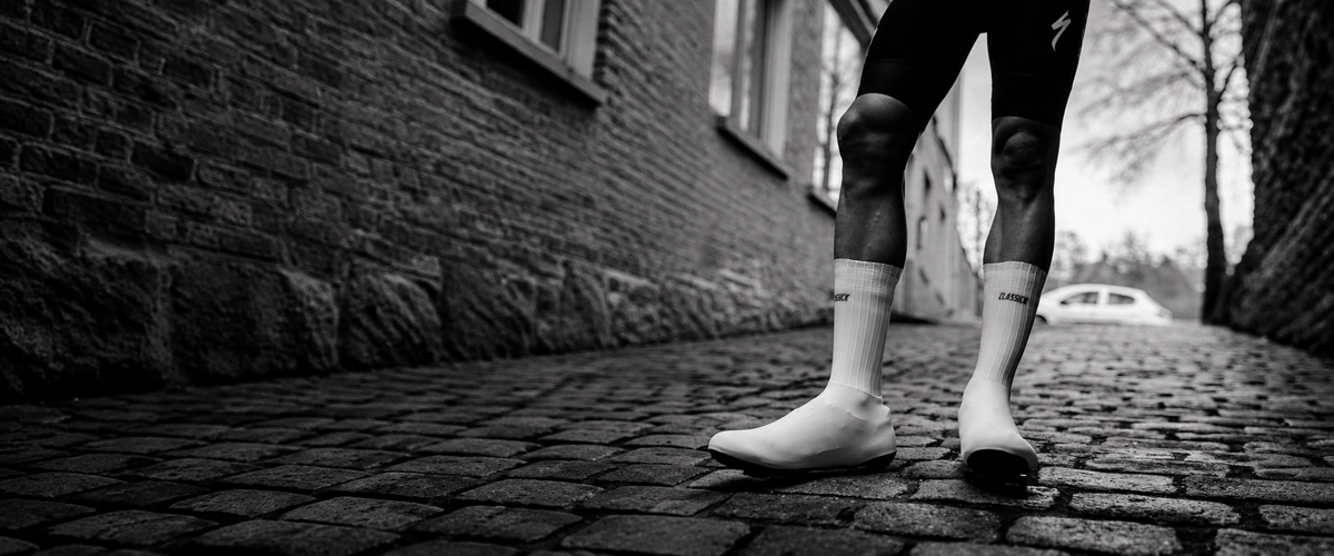 Classick overschoenen op kasseien